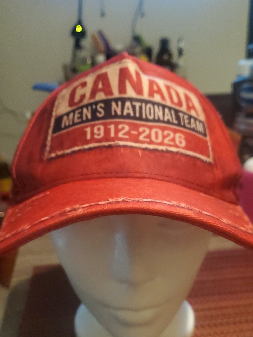 Canada Men's National Team 1912-2026 Red Baseball Cap